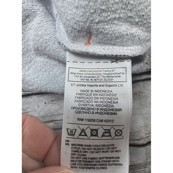 New York Knicks Adidas Hoodie‎ Mens XL Gray Blue Full Zip NBA - Picture 6 of 8